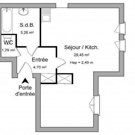 Pays de l'ain immobilier : Appartement | BELIGNEUX (01360) | 41 m2 | 511 € 