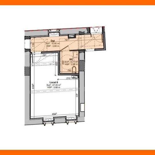  Pays de l'ain immobilier : Local / Bureau | MONTLUEL (01120) | 27 m2 | 71 000 € 