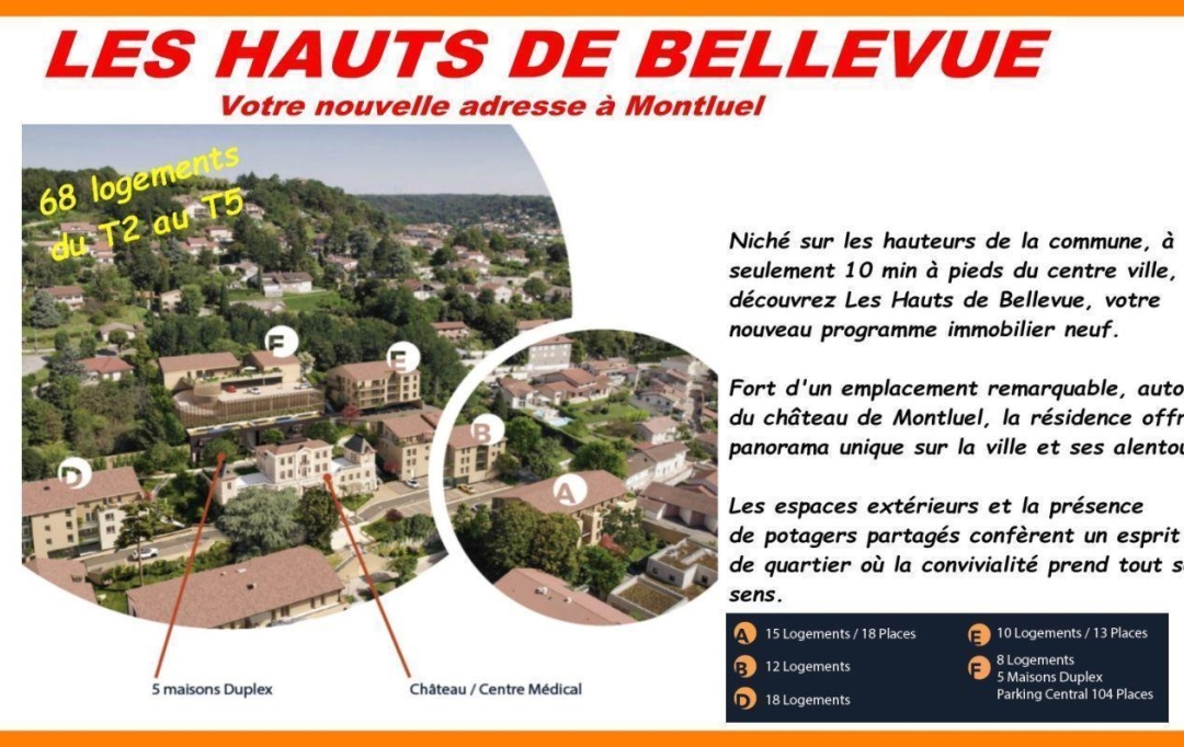 Pays de l'ain immobilier : Appartement | MONTLUEL (01120) | 61 m2 | 310 000 € 