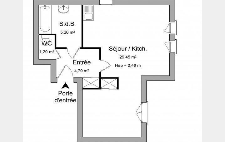 Pays de l'ain immobilier : Appartement | BELIGNEUX (01360) | 41 m2 | 511 € 