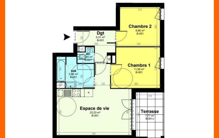 Pays de l'ain immobilier : Apartment | BELIGNEUX (01360) | 57 m2 | 166 900 € 