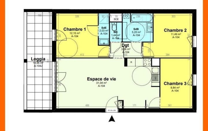 Pays de l'ain immobilier : Appartement | BELIGNEUX (01360) | 76 m2 | 219 900 € 