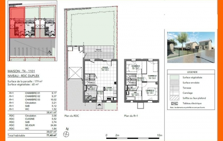 Pays de l'ain immobilier : House | MONTLUEL (01120) | 77 m2 | 239 900 € 