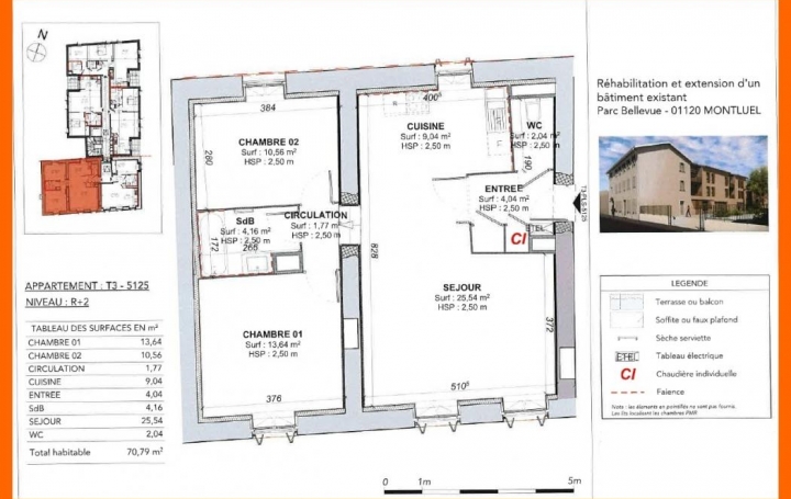 Pays de l'ain immobilier : Appartement | MONTLUEL (01120) | 71 m2 | 173 200 € 