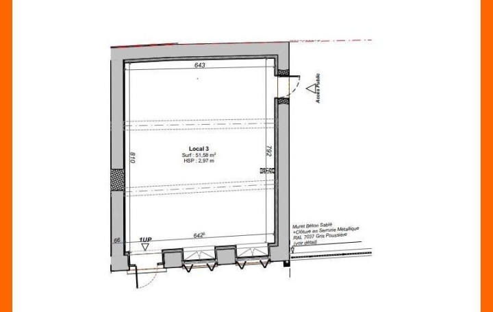 Pays de l'ain immobilier : Commerces | MONTLUEL (01120) | 51 m2 | 130 000 € 