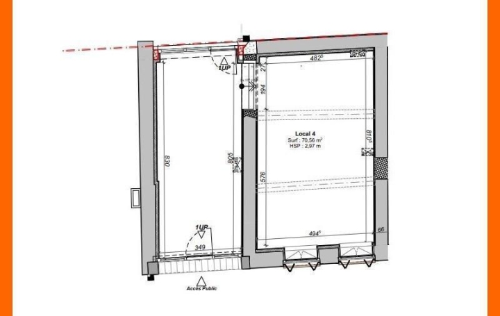 Pays de l'ain immobilier : Commerces | MONTLUEL (01120) | 71 m2 | 178 000 € 