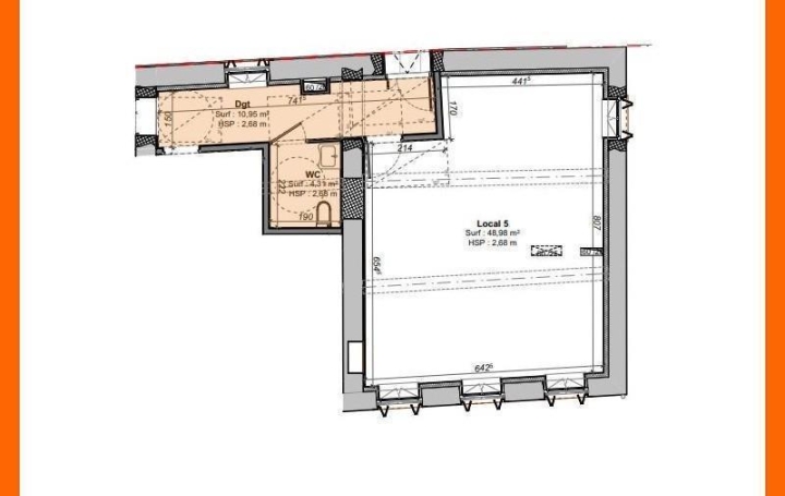  Pays de l'ain immobilier Commerces | MONTLUEL (01120) | 49 m2 | 112 500 € 